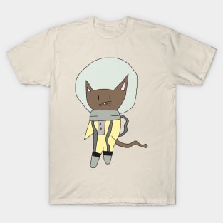 Space Cat -(Brown) T-Shirt